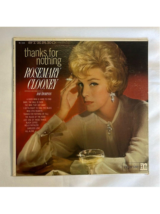 Reprise Other - ROSEMARY CLOONEY - "THANKS FOR NOTHING" VINYL RECORD
